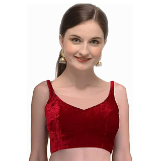 Buy Upto 80% Off On Woman's Saree v Neck Readymade Blouse